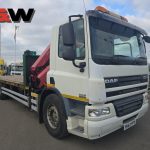 DAF 2013(63) FAR CF75.310 (2018)HMF Crane – 292,000Kms
